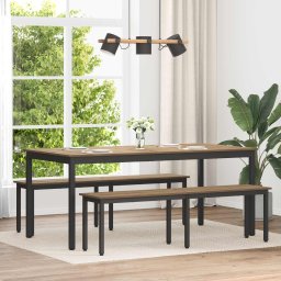banca Stejar artizanal 160 x 35 x 45 cm Lemn compozit GartenMobel Dekor