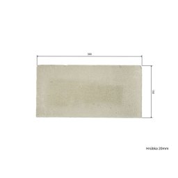 Placa din samota 30 x 15 x 2 cm pentru sobe si seminee Strend Pro