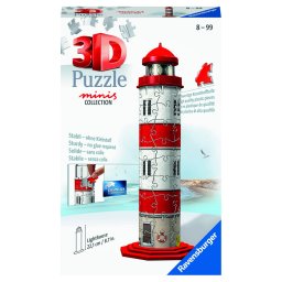 Puzzle 3D mini Farul Ravensburger, 60 piese, fara lipici