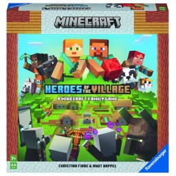 Joc de societate Minecraft Eroii Satului, cooperativ, 2-4 jucatori