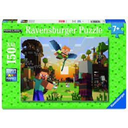 Puzzle Ravensburger Minecraft 150 piese XXL pentru copii 7+