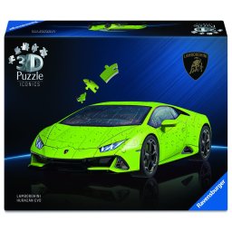 Puzzle 3D Ravensburger Iconics Lamborghini Huracan EVO verde
