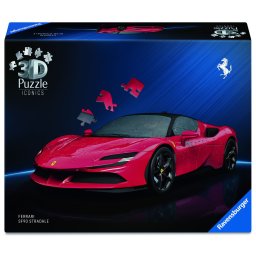 Puzzle 3D Ravensburger Iconics Ferrari SF90 Stradale, model realist