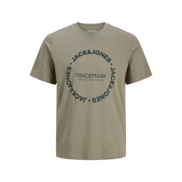 Jack & Jones Tricou baieti, din bumbac, Regular Fit, JJBENSON, Olive (SELECTATI MARIMEA: 140 cm)