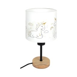 Brilagi - Lampă de masă BOBO WOOD 1xE27/25W/230V stejar/negru/alb/unicorni