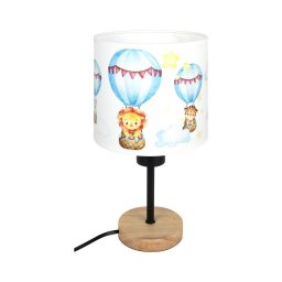 Brilagi - Lampă de masă BOBO WOOD 1xE27/25W/230V stejar/negru/alb/cu animale