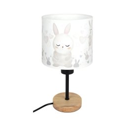 Brilagi - Lampă de masă BOBO WOOD 1xE27/25W/230V stejar/negru/alb/iepurași