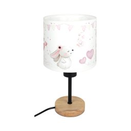 BRILAGI - Lampă de masă BOBO WOOD 1xE27/25W/230V stejar/negru/crem/iepurași