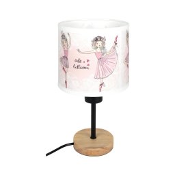 Brilagi - Lampă de masă BOBO WOOD 1xE27/25W/230V stejar/negru/alb/roz/balerine