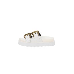 Versace Jeans Couture Saboți 'FONDO ARIZONA' auriu / alb