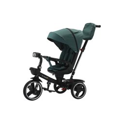Tricicleta reversibila, evolutiva, cu pozitie de somn, roata cauciuc, cu lumini si muzica, SL06 verde