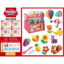Set de joacă cu plastilină – tarabă de legume cu accesorii
