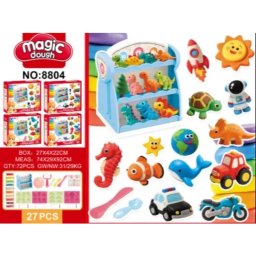 Set de plastilină cu dinozauri și accesorii