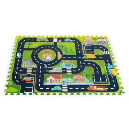 Spumă burete puzzle covor covor oraș străzi