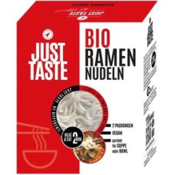 Set 2 x Ramen Nudeln, Just Taste, Bio, 300 g