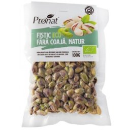 Set 2 x Fistic Bio fara Coaja, Natur 100 g, Pronat