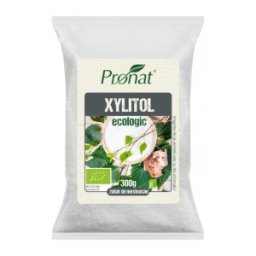Set 2 x Zahar de Mesteacan Bio Cristale, 100% Xylitol, 300 g