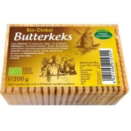 Set 2 x Biscuiti din Grau Spelta cu Unt, Liebhart's Gesundkost, Bio, 200 g