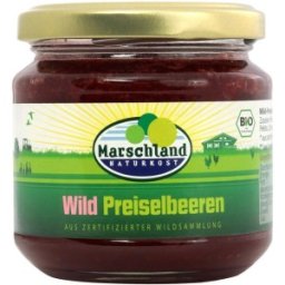 Set 2 x Gem de Afine Rosii Bio 220 g, Marschland Naturkost