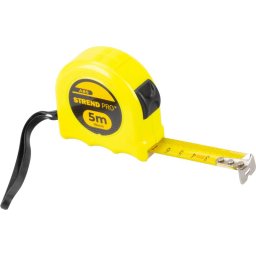 Ruleta de masurat Strend Pro WorkTiger 5 m, banda 19 mm, carcasa ABS