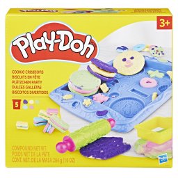 Set Play-Doh pentru creatie prajituri si biscuiti, 5 culori, 3+ ani