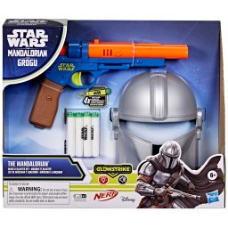 Set Star Wars The Mandalorian cu masca si blaster cu lumini si sunete