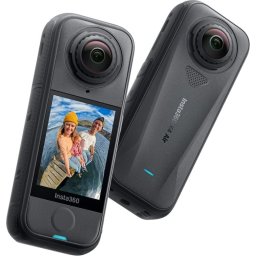Camera video de actiune Insta360 X4 Air Standard Bundle, Gri inchis