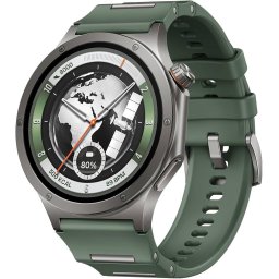 Ceas inteligent OnePlus Watch 4, curea Mix- Fluororubber, 1,5", AMOLED LTPO, Verde