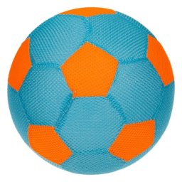 Minge Textila Bleu Portocalie pentru Fotbal de Plaja 22cm
