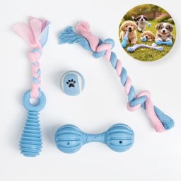 Set Jucarii pentru Catel - 4 buc