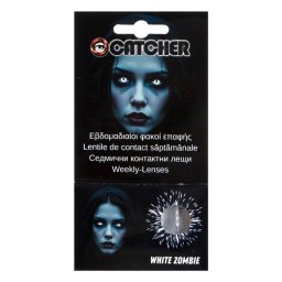 Lentile de Contact Colorate "White Zombie" - 1 pereche