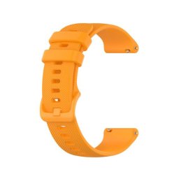 Bratara Techsuit 20mm W006 Samsung Galaxy Watch 4 5 Active 2 Huawei Watch GT 3 42mm GT 3 Pro 43mm portocaliu