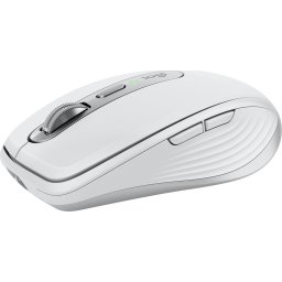 Mouse MX Anywhere 3S for Mac, Bluetooth, Scroll MagSpeed, Multidevice, USB-C, Pale Grey