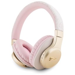 Casti Over-ear, Micro USB, Bluetooth 5.3, 300mAh, IPX4, 40mm 4G Script GUBH604GEMP Roz