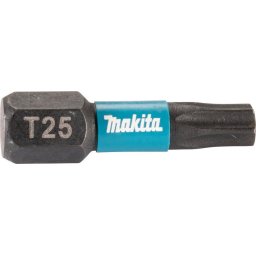 Bit de șurubelniță de impact negru, T25, 25 mm, 25 buc.
