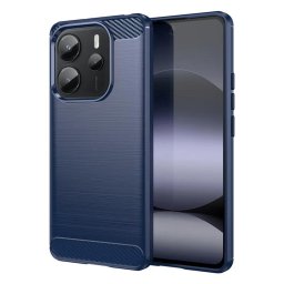Husa Husa pentru Xiaomi Redmi Note 14 4G (164,84 x 78,15 x 8,16mm) - Techsuit Carbon Silicone - Blue