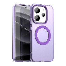 Husa Husa pentru Xiaomi Redmi Note 14 4G (Regional) - Techsuit CandyCase MagSafe - Purple