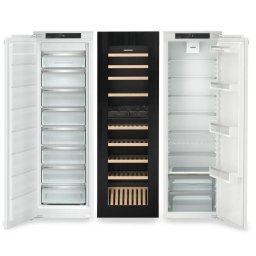 Side-by-Side Combina frigorifica incorporabila Side by Side Liebherr IXRFW 5103 Pure, NoFrost, EasyFresh, 797 l, Vitrina vinuri TipOpen, VarioSpace, SuperCool, Display tactil, SuperFrost
