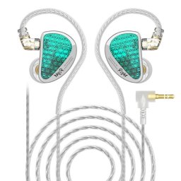 Casti intraauriculare Acoustics 16BA unitati de armatura echilibrata stereo HIFI Bass anulare a zgomotului Verde