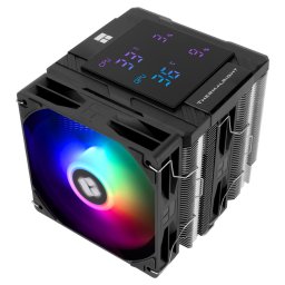 Peerless Assassin 120 Digital, skt. Intel si AMD, racire cu aer, vent. 2 x 120mm, 1850 rpm, 6 heatpipes, H 162mm, ARGB, negru