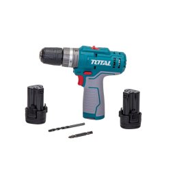 Masina de gaurit cu percutie TOTAL 12V, 2x1.5Ah, 20Nm, fara încarcator
