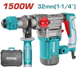 Ciocan rotopercutor TOTAL 1500W, 5.5J SDS Plus, industrial, cu anti-vibratii