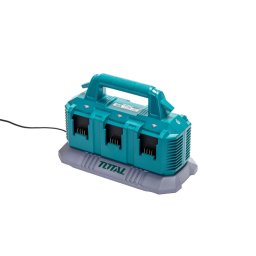 Incarcator baterii TOTAL P20S 20V Li-Ion, 6 porturi, încarcare secventiala