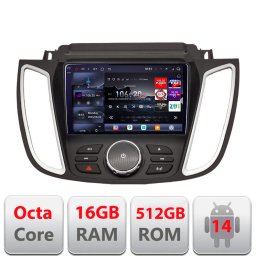 Navigatie Android Ford Kuga 2015-2020 Sync 2/3 QLED 2K 16+512GB