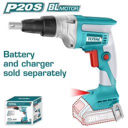 Surubelnita fara fir TOTAL pentru gips-carton 20V 1/4 Hex, fara acumulator