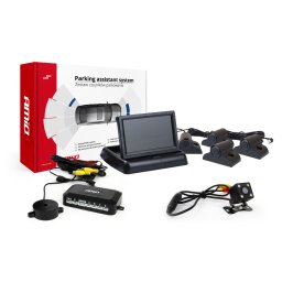 Kit senzori parcare Truck AMiO cu camera HD, ecran 4,3 si 4 senzori