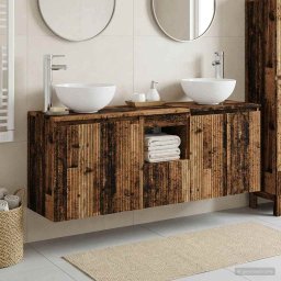 Set dulap baie 3 buc. Lemn vechi 49,5 x 35 x 63 cm GartenMobel Dekor