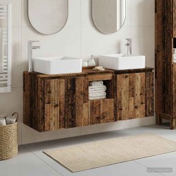 Set dulap baie 3 buc. Lemn vechi 49,5 x 41 x 63 cm GartenMobel Dekor