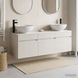 Set dulap baie 3 buc. Alb 49 x 44,5 x 66,5 cm Lemn prelucrat GartenMobel Dekor