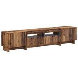 Dulap TV LED cu 5 piese Lemn vechi Lemn prelucrat GartenMobel Dekor